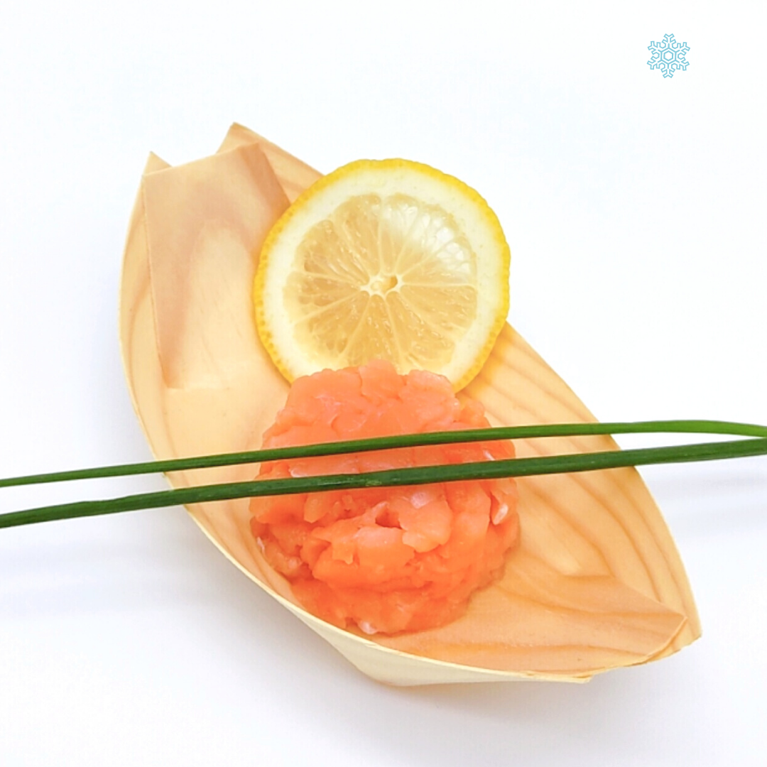 Tartare 50g di salmone abbattute -40°
