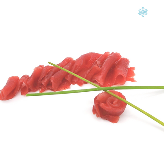 Carpaccio di tonno rosso  abbattuto -40° 100gr 2 pers
