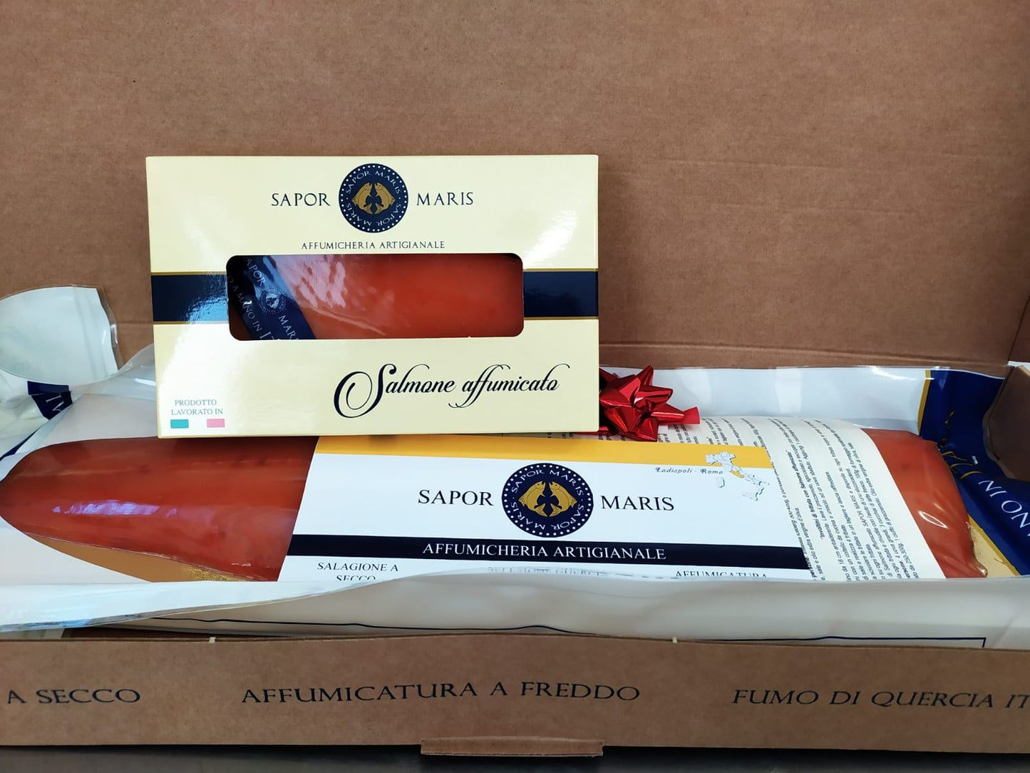 Salmone affumicato Norvegia Sapor Maris